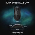 Chuột gaming không dây Esports BenQ ZOWIE EC2-CW (Wireless) công thái học, bánh lăn 24 nấc / SP006141 - Hàng Chính Hãng. 
