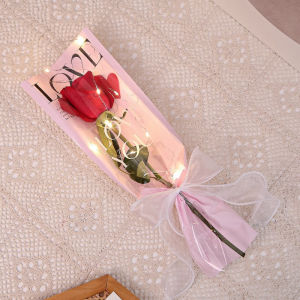 20Pcs Lot Single Rose Flower Packaging Bag Gift Wrapping Paper Wedding Floral Package Supplies Valentines Day Weddings anniversary