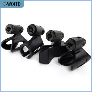 【E-WOITD】 Multifunction Microphone Holder Universal Clip Stand Rotatable Adjustable