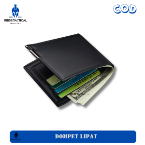 PROMO!!! Dompet Pria Lipat POLRI Dompet Kulit Men Fashion Letter Wallet COD Reise Tactical
