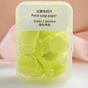 KOZI Soap Piece Travel Portable Hand Piece Student Washing Soap Paper Disposable Soap Petal Piece