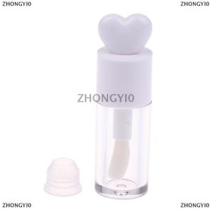 [COD] ZHONGYI0 หลอดลิปกลอส4มล. ก้านหนาใสด้านหัวแปรงขนาดใหญ่ขวดเปล่าลิปภาชนะบรรจุเครื่องสำอาง