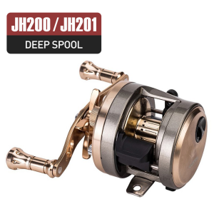 SEASIR JH Drum Baitcasting Reel Metal Body Micro/Deep Spools High Strength Max Drag 7kg Bearing 9+1BB Gear Ratio7.0:1 Saltwater Fishing Reels