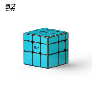 QY Toys Mirror Cube  Stickerless 3x3 Speed Mirror Cube 3x3x3 Speed Cube-Silver Magic Cube Puzzle Toys Cube Game for Kids & Adults