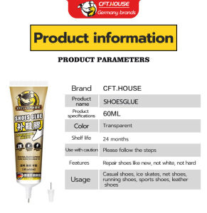 Shoe Glue 60ML Quickly Adhesive Shoes Repair Glue for Sticky Shoes Strong Shoe Glue Highly Waterproof (30s fast bonding + does not hurt shoes)Non-toxic and Harmless Do Not Hurt Hands Original Shoe Repair Glue
