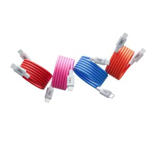 【Teguson】240W Type C to Type C Magnetic Data Cable Self-Winding PD Fast Charging Cable For Phone