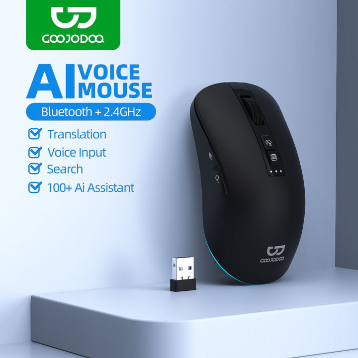 Goojodoq AI Voice Mouse เครื่องมืออเนกประสงค์สําหรับการแปลหลายภาษา การพิมพ์ที่มีประสิทธิภาพและการเพิ่มประสิทธิภาพผลิตภัณฑ์