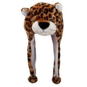 Cute Plush Hat Funny Novelty Plush Animal Earflap Cap Photo Props Dress Up Cosplay Halloween Party Costume Headgear