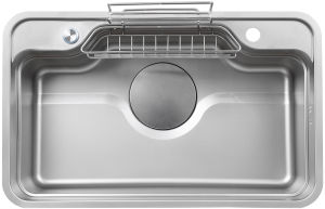 Kluger Chậu Rửa Bát KF7848FS – POSCO 304 Bề Mặt LINEN Dập Nổi – Dày 1.2mm Chống Ồn Dễ Vệ Sinh - Bảo Hành 10 Năm - STM