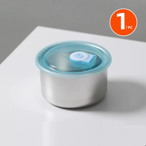 304 Stainless Steel Fresh Keeping Lunch Box Food Storage with Lid Container Refrigerator Storage Box