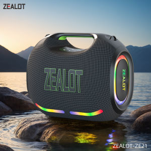 ZEALOT ZE21 250W Portable Bluetooth Speaker with 48000mAh Power Bank • Deep Bass Outdoor Speaker • IPX6 Waterproof • TWS Pairing • Long Playback Time Outdoor Bluetooth Speaker Quality Speaker Karaoke Speaker