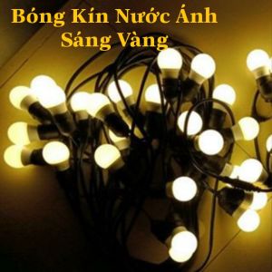 ( Bảo Hành 1 Năm )Dây Đèn 5M 10 Bóng 10M 20 Bóng Bóng 3W Ánh Sáng Vàng Trắng Nháy RGB Mix Màu Trang Trí Sân Vườn Ngoài Trời Chống Nước