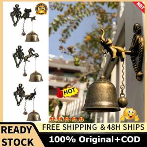 Hot Sale & Ready Stock: Vintage Horse, Elephant & Owl Shaped Bells for Halloween Door Decor