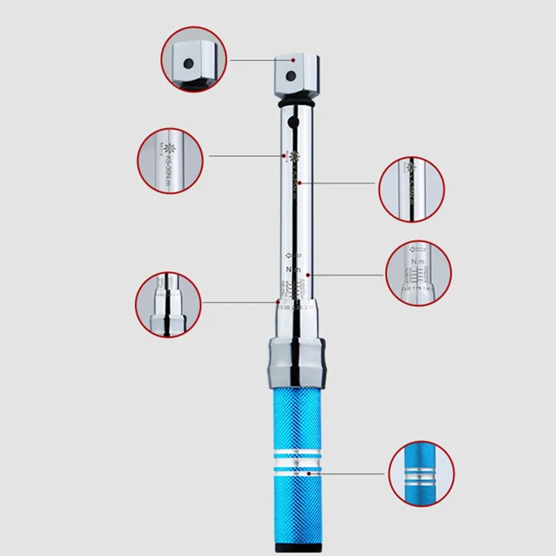 5 to 30 Nm 30mm Open End Torque Wrench for HVAC Mini-Split and Refrigeration  Systems, 5-30NM