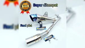 Knalpot DPJ Ngker Supra x 125 Jupiter z Jupiter Z1 Astrea grand Prima Vega R Vega ZR Revo fit Revo absolute Supra 100 Dll Full system