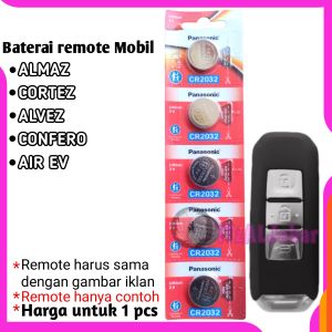 Baterai remote mobil Wuling ALMAZ CORTEZ Batre remot keyless ALVEZ