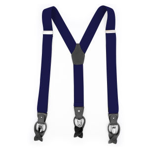 Dual suspenders male mens button suspenders cowhide spaghetti strap fashion button braces strong clips New 6 sold colors h260606