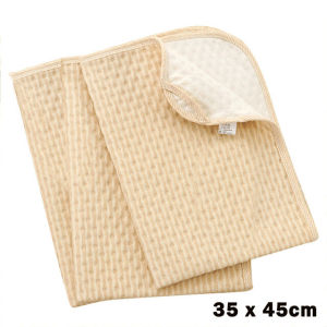 VREN Baby Changing Mat 3 Sizes Baby Waterproof Urine Pad Cotton Washable Waterproof Bed Sheet Pad Baby Diaper Nappy Changing Mats