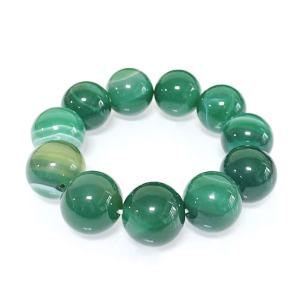Thousand Crystals and Ten Thousand Beads Natural Green Veined Agate Bracelet Light Luxury Fashion Beaded Bracelet for Men and Women Jewelry Supplies