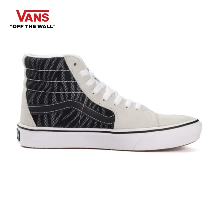 VANS ComfyCush SK8 Hi Zebra dawn blue true white VANS Lazada .th