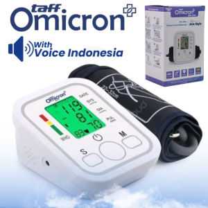 KING TaffOmicron Tensimeter Digital alat cek Pengukur Tekanan Darah Bahasa Indonesia akurasi tinggi
