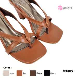 LILY SHOES - Evita Sandal Heels Wanita Hak 7 cm By Dalleya