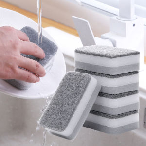 2 miếng bọt biển rửa chén bát xoong nồi bồn rửa chén lavabo hai mặt siêu sạch tiện dụng