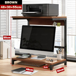 Printer Rack Desk Rack Desk Organizer Monitor Stand Desktop Rack Multipurpose Table Top Rack Monitor Riser Monitor shelf