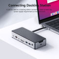 Hagibis Cáp dữ liệu USB 40gbps USB C để loại C cáp ngắn cáp sạc nhanh di động PD 240W 8K 60Hz Tương thích với Thunderbolt 3/4 usb4 thiết bị cổng Type-C cho sạc dự phòng SSD. 
