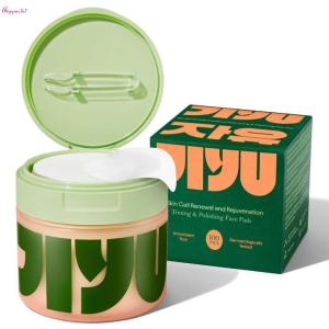 【24H Shipping】100pcs Acne Cleansing Cotton Pads with Centella Asiatica Niacinamide for Pore Care