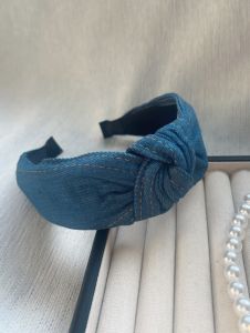 Bando Bandana Wanita Model Denim Jeans Twisted Simpul Korea Headband HS BDO12