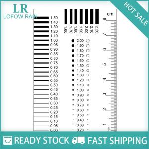 LF Wholesale✨Flash Sale ✨ Badge gauge Stain card Point gauge wire gauge film ruler Stain contrast ruler