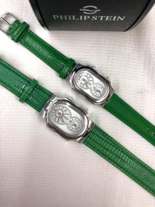 Philip Stein Leather Strap Watch for Men Women Authentic 3950each