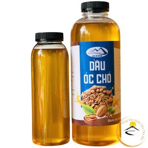 (500ml1 lít) Dầu hạt óc chó vàng rừng nguyên chất. Tinh dầu óc chó cho bé ăn dặm từ hạt óc chó nguyên tách vỏ