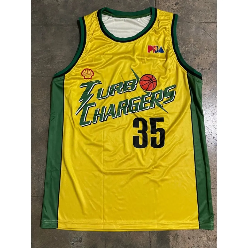 PBA JERSEY TONY DELA CRUZ SHELL TURBO CHARGERS BASKETBALL JERSEY