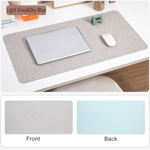 ALLLUCK Hai Miếng lót chuột Chống trượt Họa tiết da bò Tấm lót chuột máy tính xách tay Hoài cổ Nhiều kích cỡ Thảm chuột bàn phím Văn phòng tại nhà