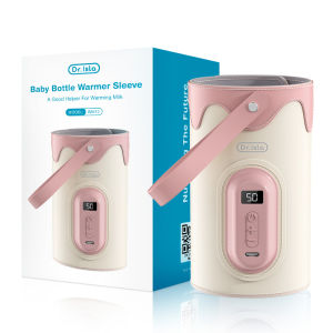 Dr.isla ปลอกอุ่นขวดนมเด็กแบบอัจฉริยะ อุ่นอัตโนมัติ 360 องศา ทำความสะอาดง่าย พกพาสะดวก การชาร์จแบบ Type C WM12
