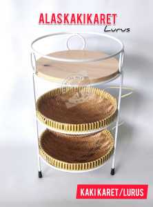 rak bawang susun 3 kalo kombinasi  | rak bumbu dapur | wadah bumbu serbaguna