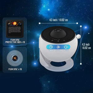 ZDSSY Planetarium Projector Galaxy Projector Star Projector 13 Sheets Of Film Meet Fantasy of Starry Sky Extreme Romantic For Bedroom