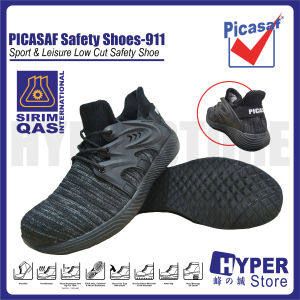 PICASAF 911 Sport & Leisure Low Cut Safety Shoe // COLEX Safety Steel Toe Cap Shoes / Kasut Keselamatan STB-500 安全钢头鞋