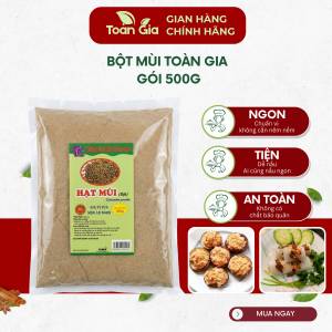 Bột hạt mùi gói 500g gia vị nấu ăn ướp thịt thơm tự nhiên nêm nếm sẵn đậm đà
