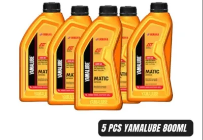 Oli Mpx2 / Mpx1 / Yamalube 800 mL Paket 5 Pcs / 3 Pcs Pelumas Beat Vario Mio Fino Jupiter Supra dll