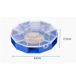 [SG Ready Stock]Cockroach Trap 6-Way Entry Roach Catcher /PP Plastic with Transparent Cover  Bait Box Cockroach Bait