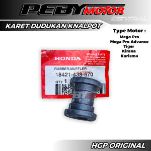 Karet Dudukan Knalpot Revo 100 Megapro Kirana Karisma Tiger ORIGINAL Resmi HGP 18421438