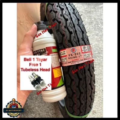 FKR FK222 70/90-17 80/90-17 TTDUNLOP Tubeless Tyre New Stock Best Quality