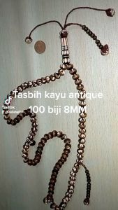 Tasbih PREMIUM KAYU Antique Imported from West Africa 8mm Length 45cm🌾🌾🌾🌾