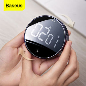 Baseus Kitchen Timer Magnetic Digital Timer Manual Countdown Alarm Clock Mechanical Cooking Timer Cooking Shower Study Stopwatch