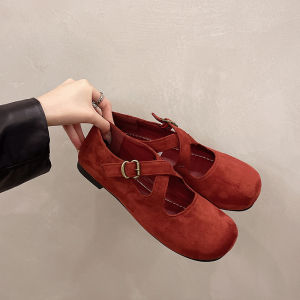 Free Shipping Gentle Vintage-Style Ballet Flats Soft-Soled Shallow-Toe Shoes WomenS New Spring/Autumn Collection Casual Loafers