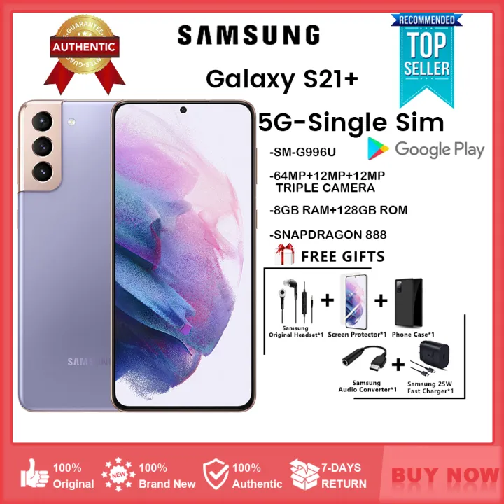 Samsung Galaxy S21 Plus 5G SM-G996U 128GB GSM/CDMA FACTORY UNLOCKED-  Excellent