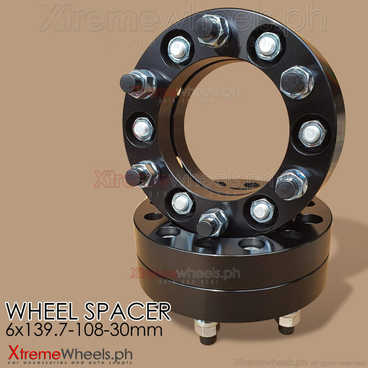 Black Raptor 30mm Aluminium Wheel Spacers For Toyota Land Cruiser (BRWS12)